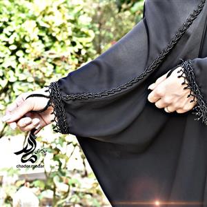 چادر عربی مجلسی. چادر عربی جواهر دوزی شده. حجاب مادر