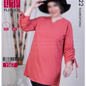تونیک شیک یلدایی سایز بزرگ 44 تا 60