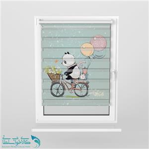پرده زبرا اتاق کودک طرح پاندا کد A2343
