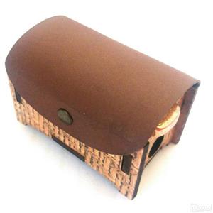 مداد تراش فانتزی کلکسیونی چوبی مدل کلبه  صندوق