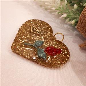 گیفت عقد و عروسی و یادبود رزینی طلائی دستساز خانگی