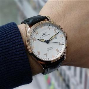 ساعت مردانه iwc مارک اکس وی آی  موتور کوارتز کیفیت قوی