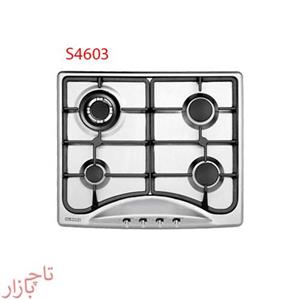 اجاق توکار  استیل البرز S-4603 گاز صفحه ای چهار شعله استیل اس 4603 استیل البرز