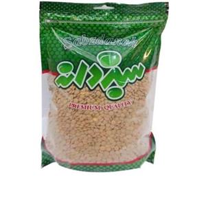 عدس دانه درشت سبز دانه بسته 900 گرمی