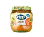 پوره میوه پرتقال،موز،سیب،هلو HERO BABY Fruit puree