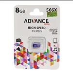 کارت حافظه 8 گیگابایت Advance کلاس 10/ 566x/ رم 8 گیگ