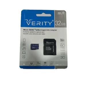 کارت حافظهmicro sd وریتی مدل 533x ظرفیت 32گیگابایت/ کلاس 10/ رم 32 گیگ