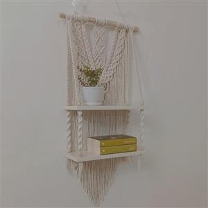 شلف مکرومه با گره های متنوع