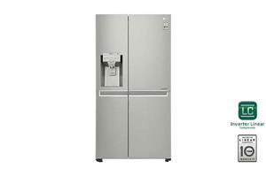 یخچال فریزر ساید بای ساید ال جی 34 فوت سفید مدل  GR-J337W  LG GR-J337W Side By Side Refrigerator - white