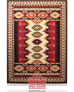 سوپر گلیم ماشینی ستاره کویر یزد  کد GB-G36A-8249