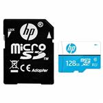 کارت حافظه microSDXC اچ پی مدل MX310 کلاس 10 استاندارد UHS-I U1 سرعت 100MBps ظرفیت 128 گیگابایت به همراه خشاب