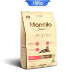 غذای خشک گربه های بالغ بدغذا مونلو سلکت طعم میکس گوشت و جگر ( monello select ) وزن 15 کیلوگرم