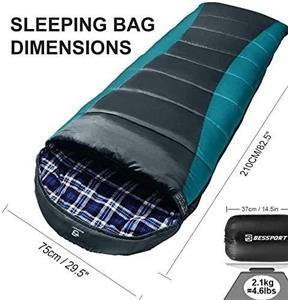 کیسه خواب کمپینگ مدل Bessport Winter Sleeping Bag - ارسال 15 الی 20 روز کاری