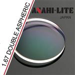 عدسی طبی 1.67 double aspheric آساهی Asahi Lite