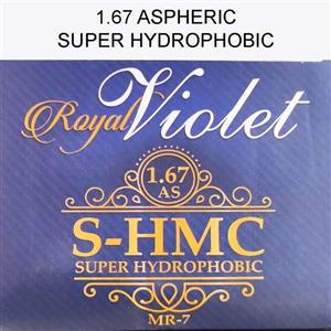 عدسی طبی shmc aspheric 1.67 رویال ویولت