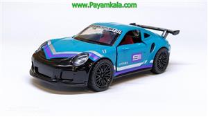 (اسپرت) اسباب بازی ماشین پورشه (D-3621) آبی+