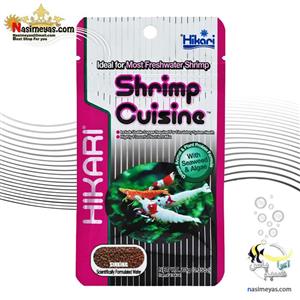 غذای میگو شریمپ کوزین ۱۰ گرم شرکت هیکاری