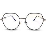 عینک طبی اسپرت مشکی نقره ای برند فندی b115