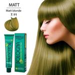 رنگ مو بدون آمونیاک و بدون پی پی دی بلونیا 100میل Matt Blonde 7.11