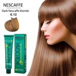 رنگ مو بدون آمونیاک و بدون پی پی دی بلونیا 100میل Dark Nescaffe Blonde 6.12
