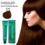 رنگ مو بدون آمونیاک و بدون پی پی دی بلونیا 100میل Dark Chocolate Blonde 6.53