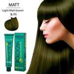 رنگ مو بدون آمونیاک و بدون پی پی دی بلونیا 100میل Light Matt Brown 5.11