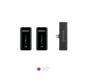 میکروفون بی سیم بویا Boya BY-XM6 S6 For Type-C دو کاربره