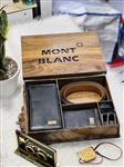 ست هدیه چرمی (کیف پول+کمربند+ جاکارتی) مارک مونت بلنک – Mont Blanc