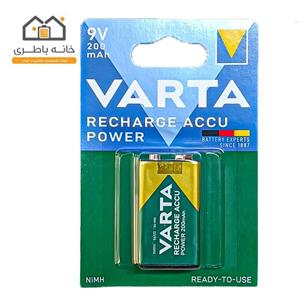 باتری 9 ولت شارژی 200 میلی آمپر وارتا VArta