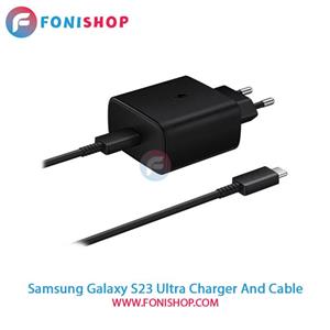 کابل و شارژر اصلی سامسونگ Samsung Galaxy S23 Ultra