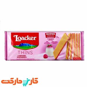 ویفر لواکر با طعم رزبری 175 گرم Loacker Raspberry