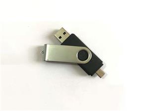 فلش مموری فلزی OTG چرخشی کد F-D12