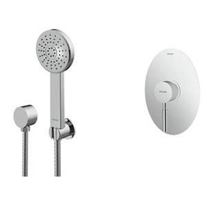 شیر حمام توکار شودر مدل روگن تیپ 2 BRASS مشکی طلا