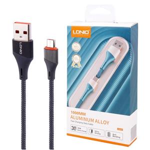 کابل شارژ و دیتا میکرو فست ۱ متری کنفی ۳۰W Ldnio LS631