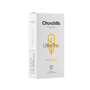 کاندوم نازک کلاسیک اسپرم کش 12 عددی چرچیلز Churchill’s Ultra Thin
