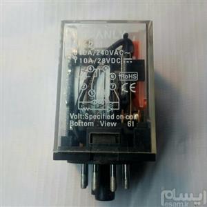 رله 8 پایه ANLY 10A 28VDC