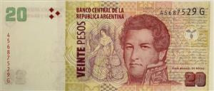 اسکناس 20 پزو آرژانتین (سری 2003)