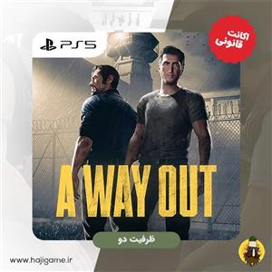 اکانت قانونی بازی A Way Out برای PS5 ظرفیت دو 