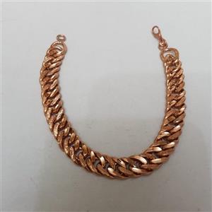 دستبند مسی کارتیر تراش دار