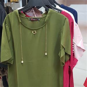 بلوز مجلسی استین کوتاه