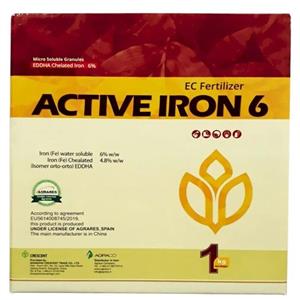 کود آهن 6 درصد کلاته EDDHA اکتیو آیرون  1 کیلوگرمی