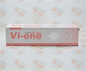 پک خمیر دندان وی وان مدل Complete 8 Sensitive Vi One And Toothpaste Pack 