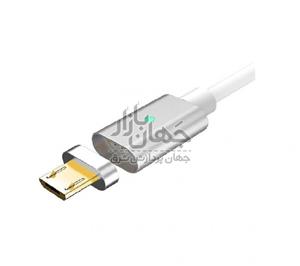 کابل تبدیل USB به microUSB مغناطیسی  مدل metal magic به طول 1 متر