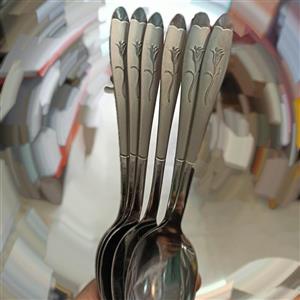 قاشق غذاخوری مدل spring home بسته 6 عددی