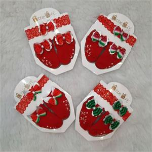 ست تل و جوراب نوزادی ( مخصوص شب یلدا )