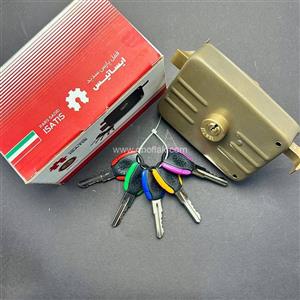 قفل حیاطی کلید دوشیار  ایساتیس