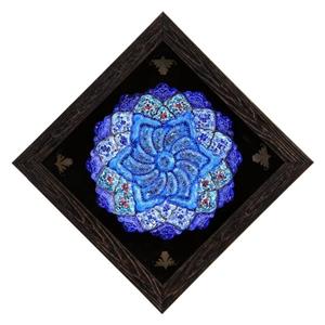 تابلو بشقاب میناکاری قطر 25 سانت کد 3 