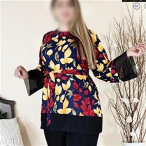 تونیک مجلسی یلدایی سایز بزرگ شیک 44 تا 60