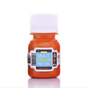 رنگ رزین مولتی کالر رزین 30میل  نارنجی کد 1604 MULTi resin color