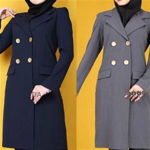 مانتو و شلوار  اداری یقه انگلیسی  